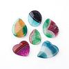 Dyed Natural Brazilian Agate Crystal Pendants G-S220-12-1