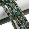 Natural African Turquoise(Jasper) Beads Strands G-F631-K24-2