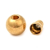Rack Plating Brass 3 Hole Guru Beads KK-Q778-01G-2