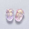 Transparent Spray Painted Glass Beads GLAA-S190-004A-03-2