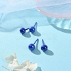 Hypoallergenic Bioceramics Zirconia Ceramic Stud Earrings EJEW-Z023-13B-3