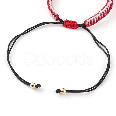 Adjustable Nylon Thread Braided Bracelet Making AJEW-JB00857-03-1