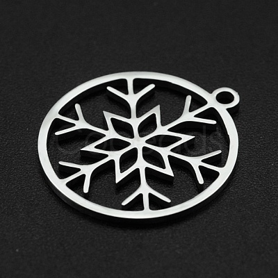 Non-Tarnish Christmas 201 Stainless Steel Pendants STAS-R111-JA694-1