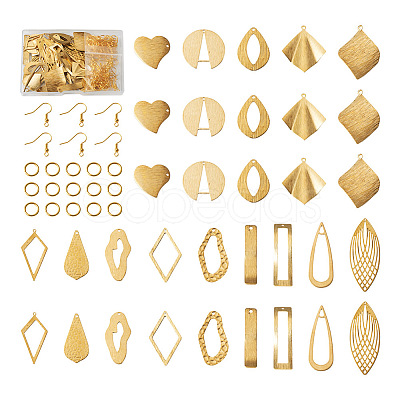 DIY Geometry Earring Making Kit DIY-TA0004-67-1