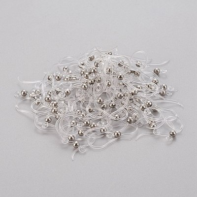 Eco-Friendly Plastic Earring Hooks X-STAS-K203-03P-1