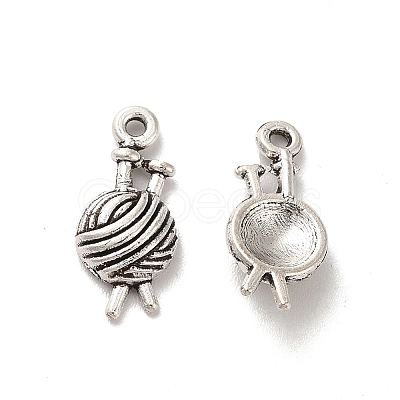 Tibetan Style Alloy Pendants TIBE-B001-44AS-1