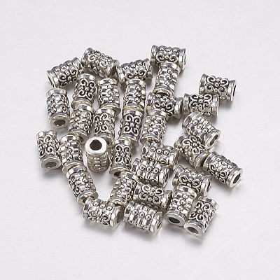 Column Tibetan Style Alloy Beads X-AB972-1