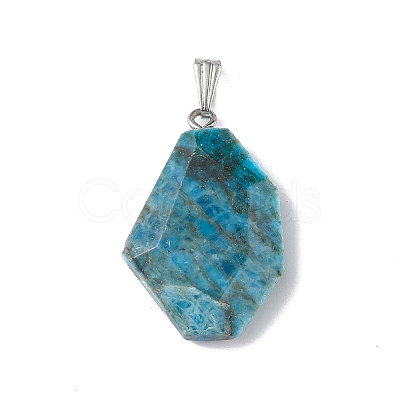 Natural Apatite Pendants G-F739-02P-01-1