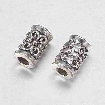 Column Tibetan Style Alloy Beads X-AB972-1