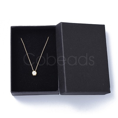 Brass Micro Pave Cubic Zirconia Pendant Necklaces NJEW-JN02426-1