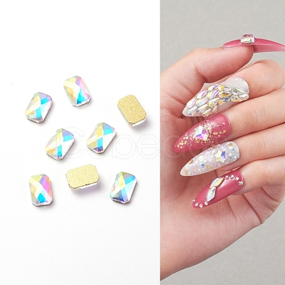 Glass Rhinestone Nail Art Decoration Accessories MRMJ-S035-04K-1