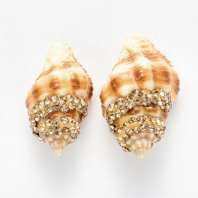 Spiral Shell Beads SSHEL-N033-05A-1