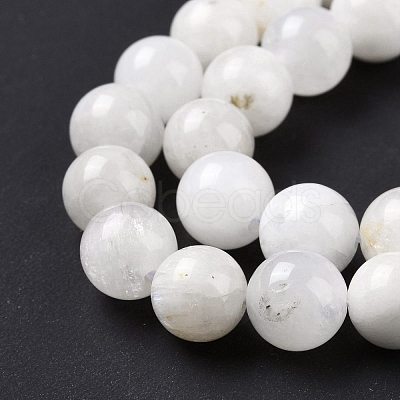 Natural Rainbow Moonstone Beads Strands G-I249-B04-02-1