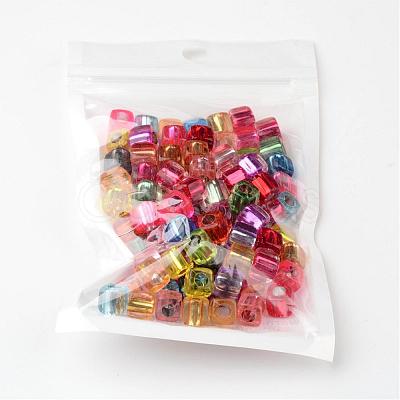 Mixed Cube Acrylic Beads X-PB78P9520-1