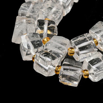 Natural Quartz Crystal Beads Strands G-G053-B15-01B-1