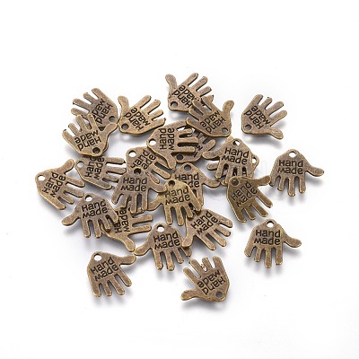 Tibetan Style Alloy Charms X-K095I071-1