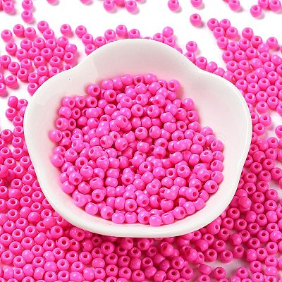 Baking Paint Glass Seed Beads SEED-H002-I-A529-1