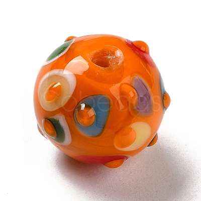 Handmade Lampwork Beads LAMP-F022-03-1