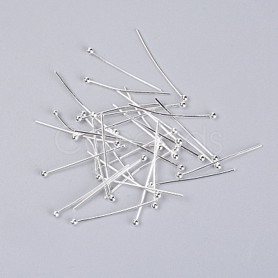 Brass Ball Head Pins KK-WH0043-03C-02-1