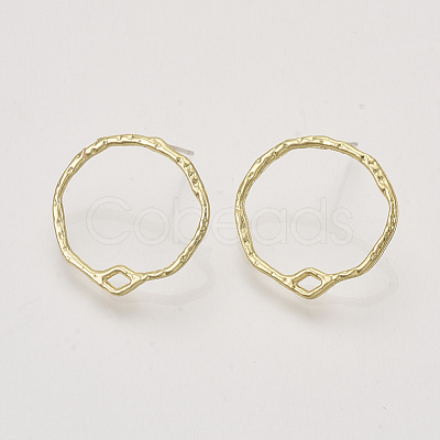 Alloy Stud Earring Findings X-PALLOY-S121-240-1