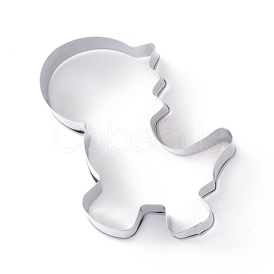 Non-Tarnish Stainless Steel DIY Dinosaur Cookies Cutters DIY-G048-06P-1