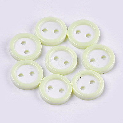 Resin Buttons BUTT-Q041-02E-1