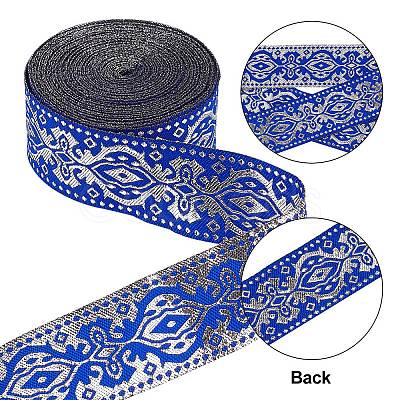 Gorgecraft Ethnic Style Polyester Silk Grosgrain Ribbon OCOR-GF0001-79D-1