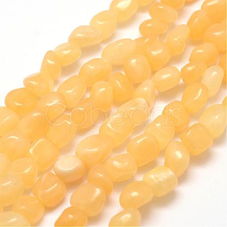 Natural Honey Jade Beads Strands G-F464-10-1