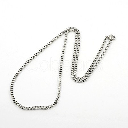316 Stainless Steel Necklaces X-NJEW-F027-41-2mm-1