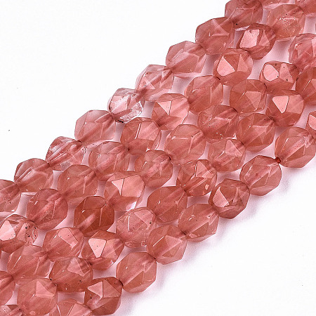 Cherry Quartz Glass Beads Strands G-S368-016A-1
