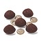 (Defective Closeout Sale: Hair Slip), Nose Flocky Plastic Doll Safety Noses, Toy Accessories, Coconut Brown, 29x22.5x21mm