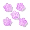 Baking Paint Glass Beads, Flower, Violet, 12.5x13x4.5mm, Hole: 1.2mm