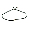 Nylon Cords Necklace Making, with Golden Brass Findings, Long-Lasting Plated, Green, 22~22.8 inch(56~58cm), Hole: 1.7mm