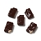 Opaque Resin Biscuit Decoden Cabochons, Imitation Food, Cookies, Coconut Brown, Rectangle, 21.5x13.5x6mm