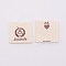 Cotton Sewing Labels, Cloth Labels, for Sewing, Knitting, Crafts, Word Handmade, Khaki, Tools Pattern, 39x21x0.3mm