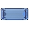 Preciosa&reg MAXIMA Crystal Fancy Stones, Czech Crystal, 435 26 212 Baguette, Dura Foiling, Sapphire, 7x3mm