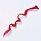 Fashion Women's Hair Accessories, Iron Snap Hair Clips, with Chemical Fiber Colorful Hair Wigs, Crimson, 50x3.25cm