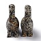 Natural Dalmatian Jasper 3D Home Display Decorations, Dinosaur, 70x84x28mm