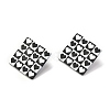 Resin Stud Earrings EJEW-I257-01F-1