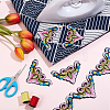 Ethnic Style Embroidery Polyester Ribbons OCOR-WH0060-48A-4