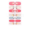 Full Cover Strawberry Flower Nail Stickers MRMJ-T100-018-1