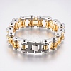 Men's 201 Stainless Steel Bracelets BJEW-H569-17MM-E-4