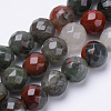 Natural African Bloodstone Beads Strands X-G-S281-21-8mm-1