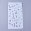 Plastic Drawing Painting Stencils Templates DIY-WH0143-18L-2