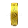 48 Yards Gold Stamping Polyester Ribbon PW-WG89681-01-1