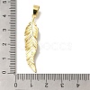 Brass Micro Pave Cubic Zirconia Pendants KK-K389-046G-3