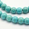 Synthetic Turquoise Beads Strands TURQ-F007-01B-10mm-3