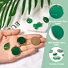 Mega Pet 6Pcs 6 Style Natural Green Oynx Agate Pendants G-MP0001-02-4