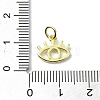 Brass Charms KK-H475-37G-02-3