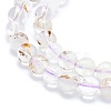 Natural Rutilated Quartz Beads Strands G-K245-A04-02-3